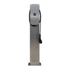 Edelstahl Säule für COMEXIO WallBox