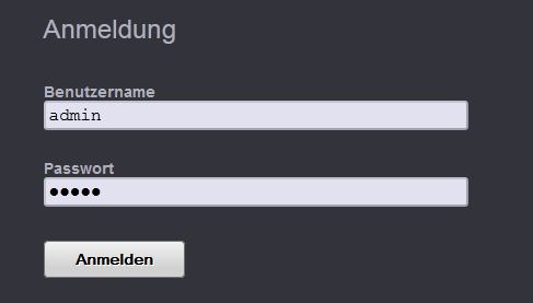 Anmeldung